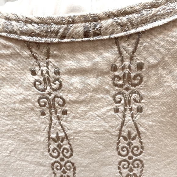 VTG Long Greek Silver-Threaded Dress & Matching Bag - Picture 8 of 16